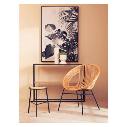 Depok Rattan Seat Stool In Natural