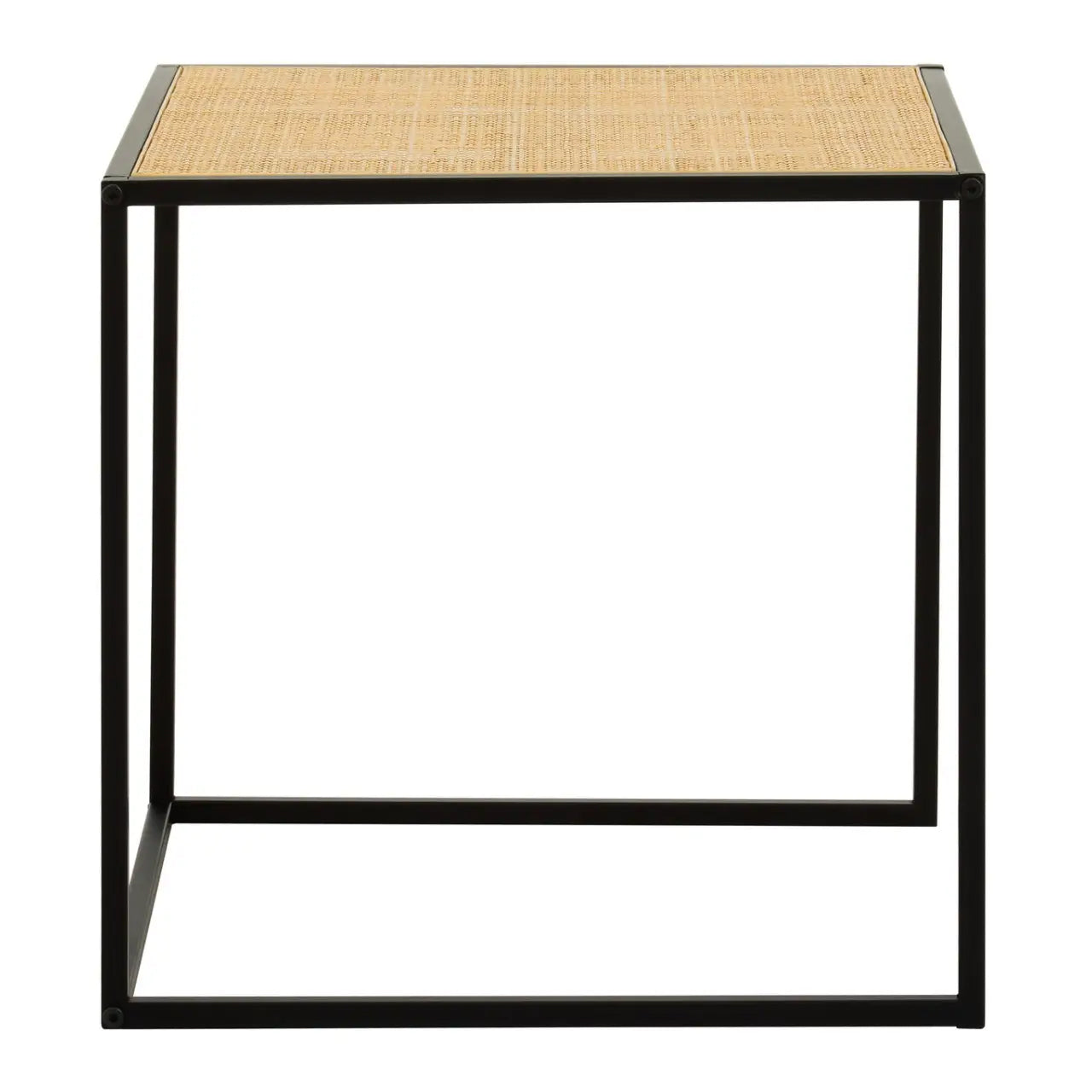 Depok Square Rattan Side Table In Natural
