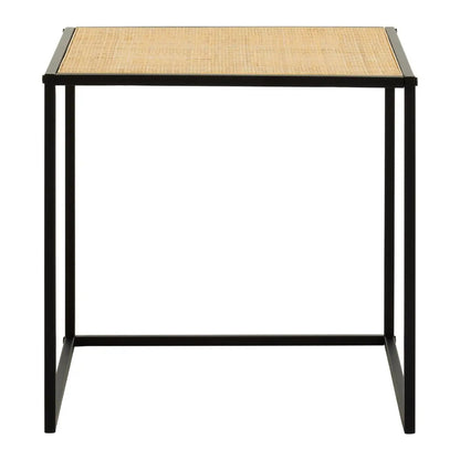 Depok Square Rattan Side Table In Natural