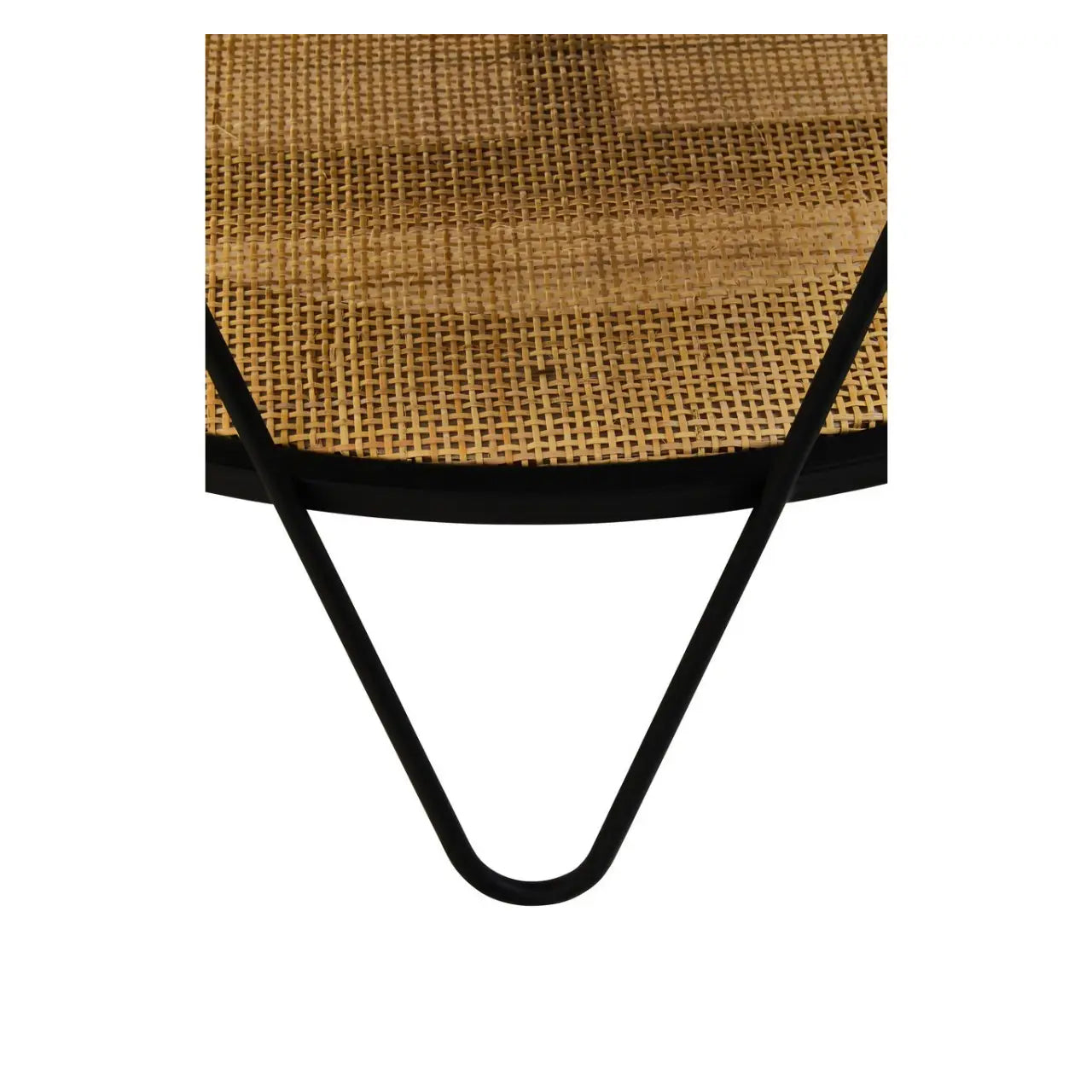 Depok Round Metal Top Coffee Table With Hairpin Legs