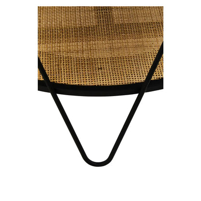 Depok Round Metal Top Coffee Table With Hairpin Legs