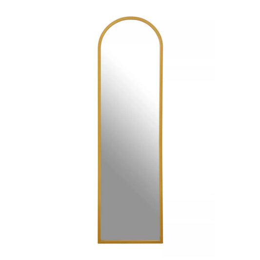 Avento Floor Mirror In Gold Iron Frame