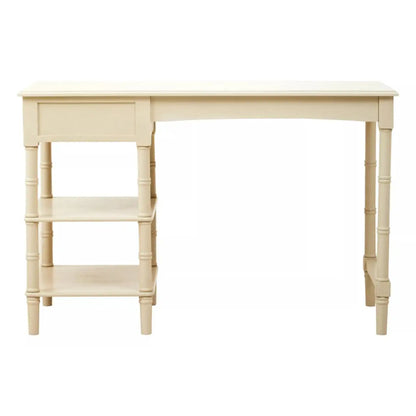 Heritage Pine Wooden Computer Desk In Antique Pearl
