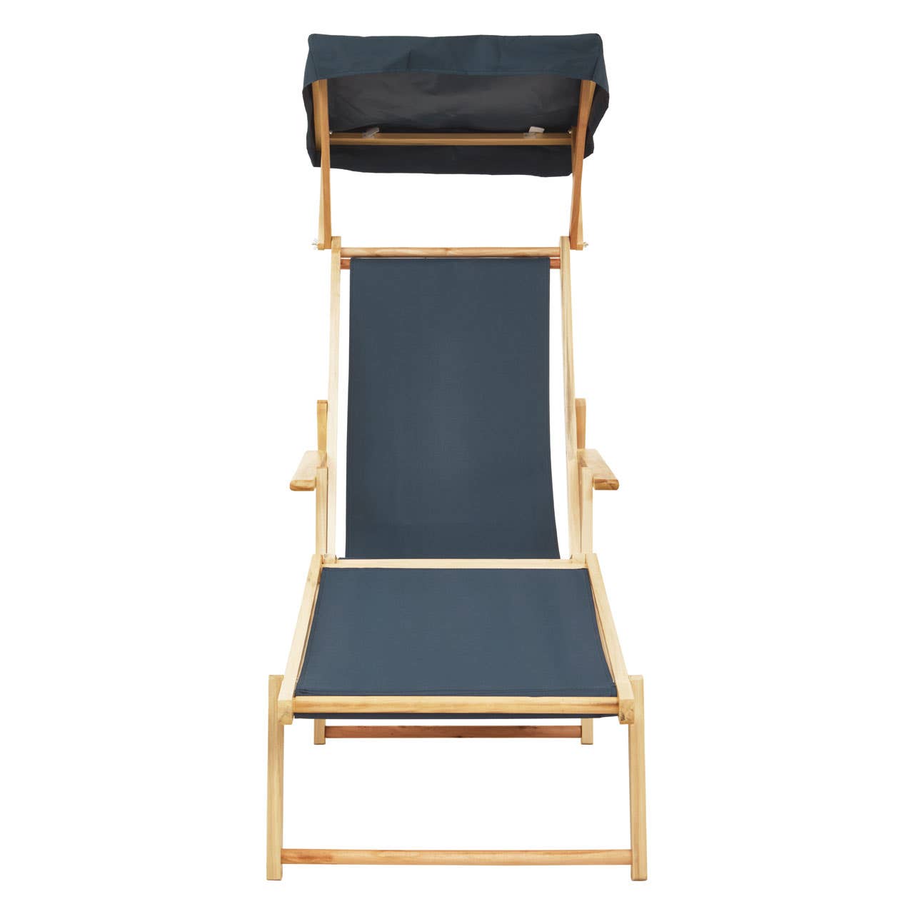 Beauport Oxford Fabric Lounger In Khaki