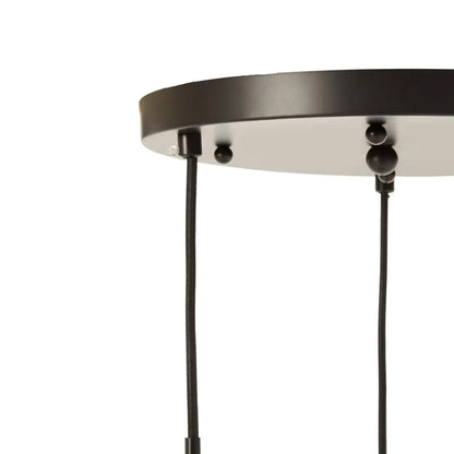 Revive 3 Lights Ceiling Pendant Light In Black