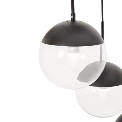 Revive 3 Lights Ceiling Pendant Light In Black