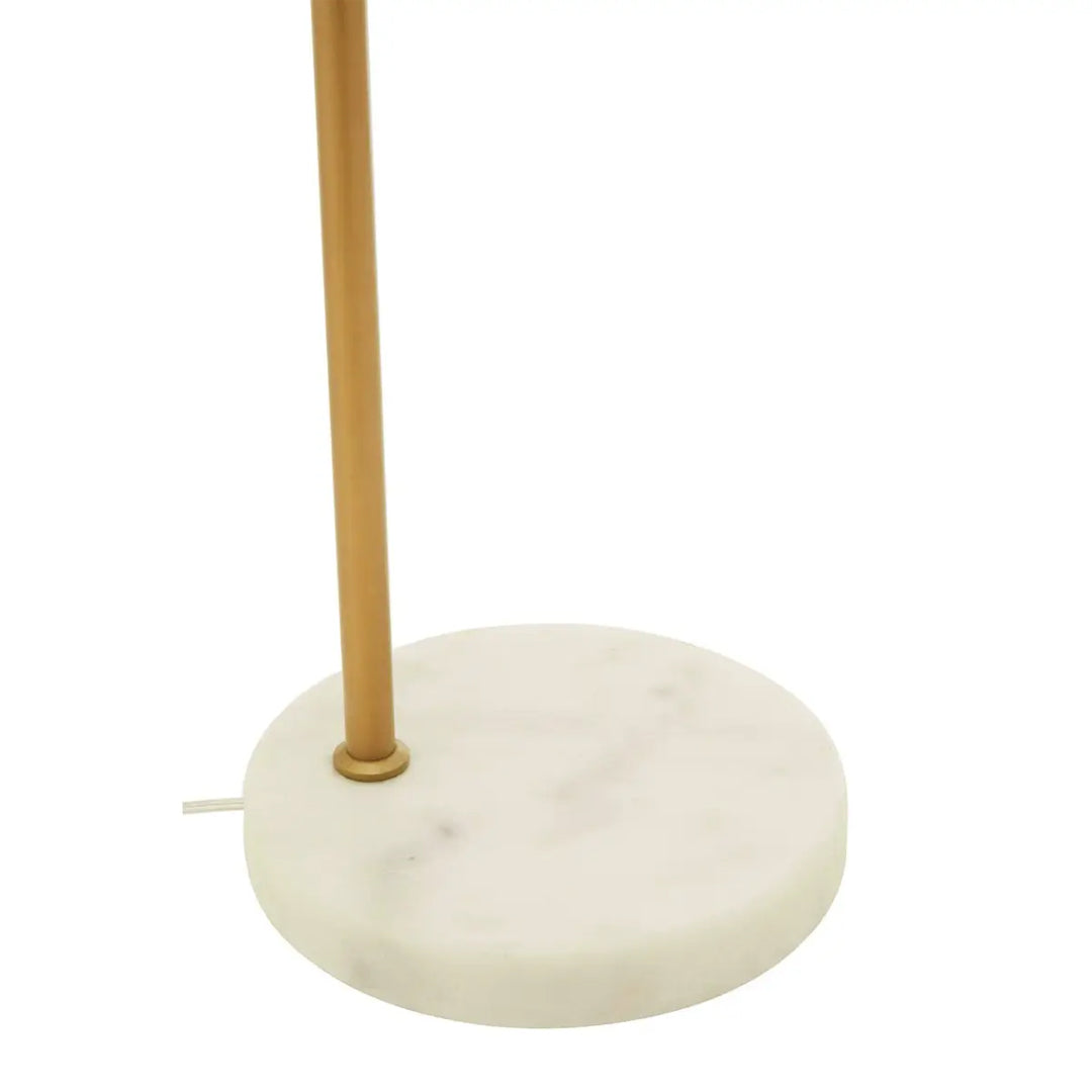 Revive 2 Lights Clear Glass Shade Table Lamp In Gold