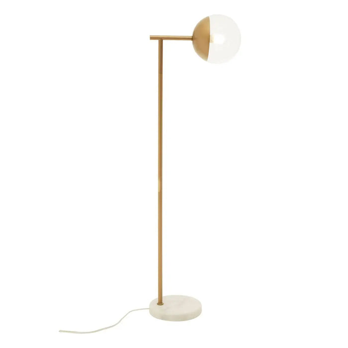 Revive 2 Lights Clear Glass Shade Table Lamp In Gold