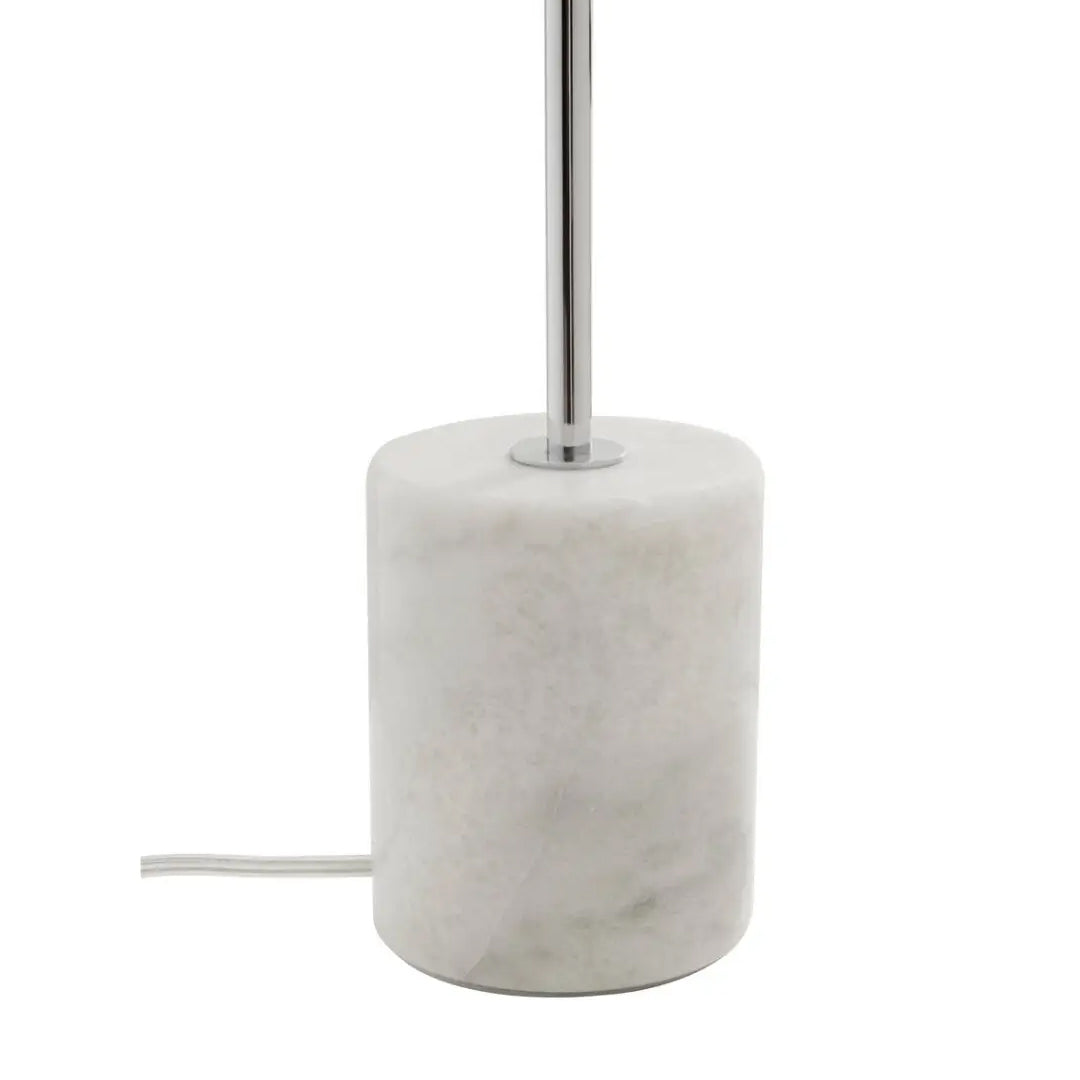 Revive Clear Glass Shade Table Lamp In Chrome