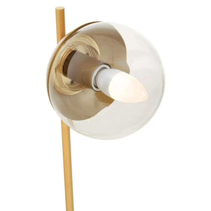 Revive 1 Lights Glass Shade Table Lamp In Gold