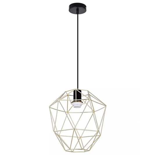 Wyra Ceiling Pendant Light In Champagne Gold