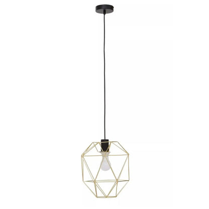 Wyra Ceiling Pendant Light In Champagne Gold