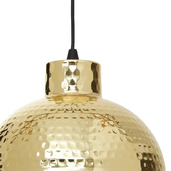 New Foundry Iron Ceiling Pendant Light In Gold