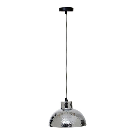 New Foundry Iron Ceiling Pendant Light In Chrome