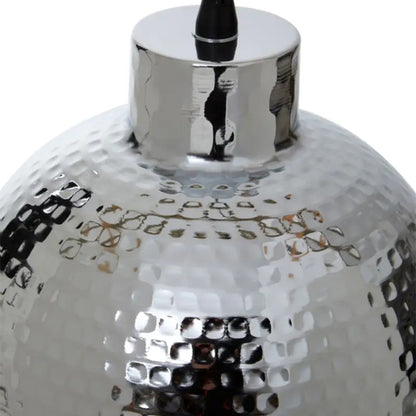 New Foundry Iron Ceiling Pendant Light In Chrome