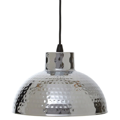 New Foundry Iron Ceiling Pendant Light In Chrome