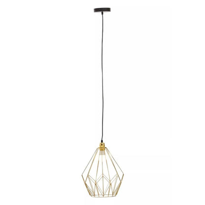 Wyra Ceiling Pendant Light With Champagne Gold Frame