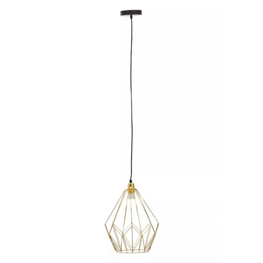 Wyra Ceiling Pendant Light With Champagne Gold Frame