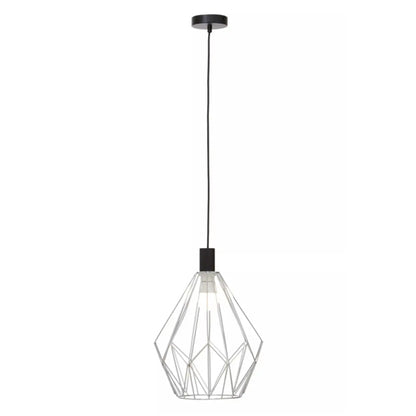 Wyra Ceiling Pendant Light With Chrome Frame