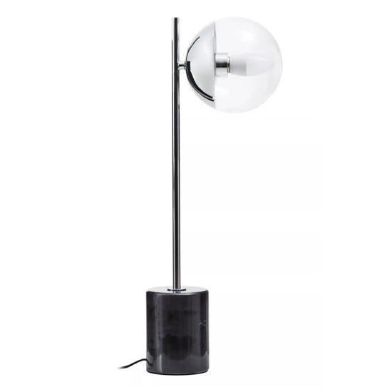 Revive Small Metal Table Lamp With Silver Base