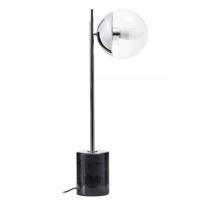 Revive Small Metal Table Lamp With Silver Base