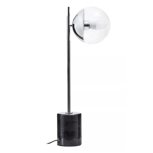 Revive Small Metal Table Lamp With Silver Base