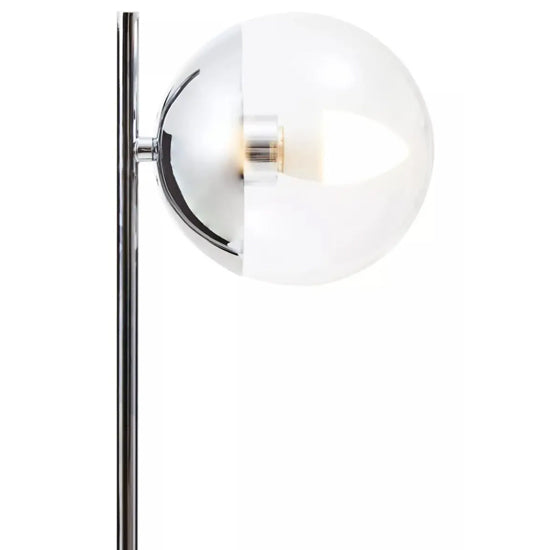 Revive Small Metal Table Lamp With Silver Base