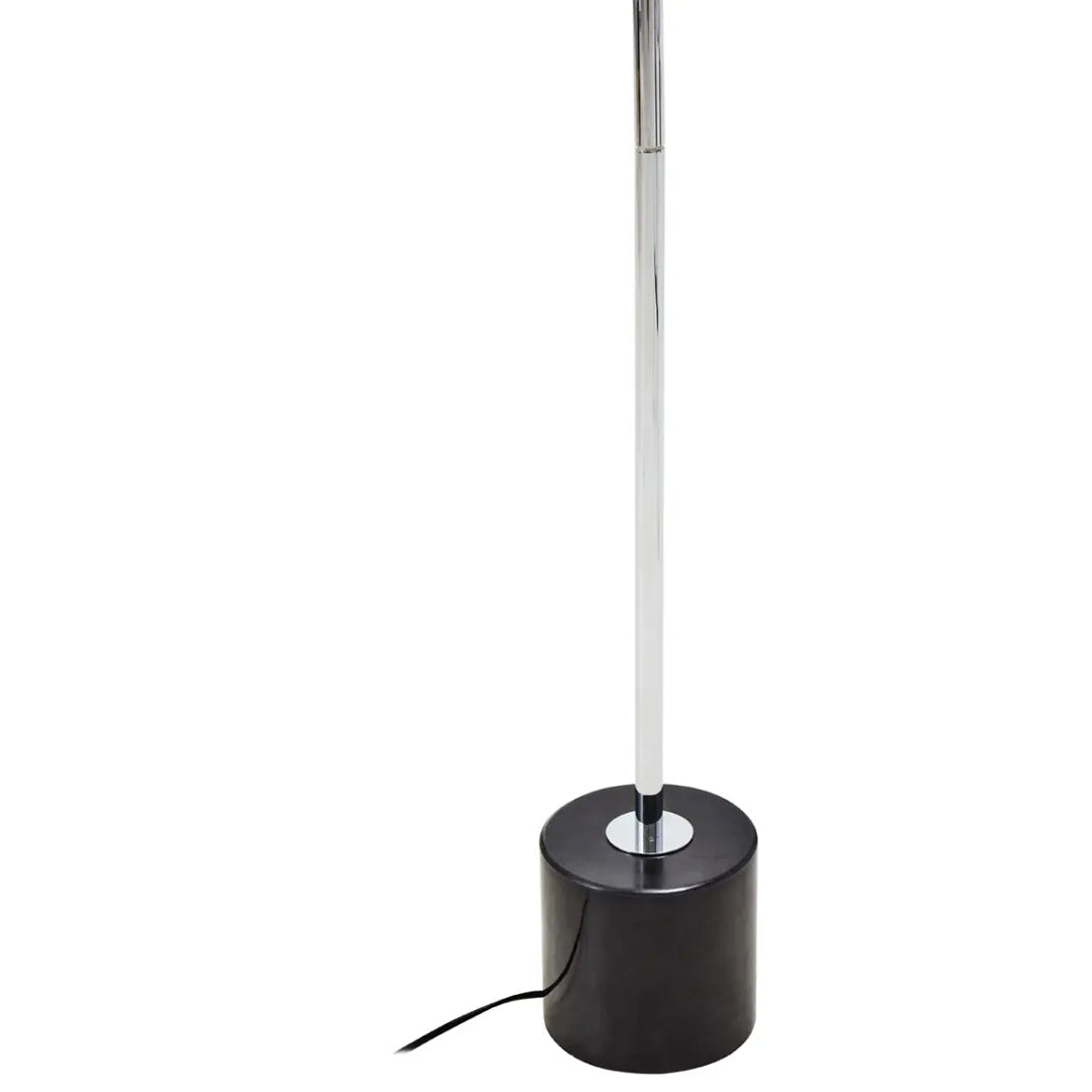 Revive Clear Glass Shade Floor Lamp With Black Marble Base