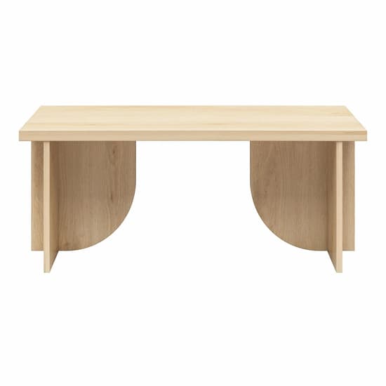 Voler Rectangular Wooden Coffee Table In Light Oak