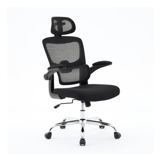 Supreme Mesh Home And Office Chair In Black