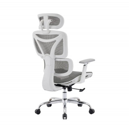 Elite Mesh Back Home And Office Chair In Grey And White