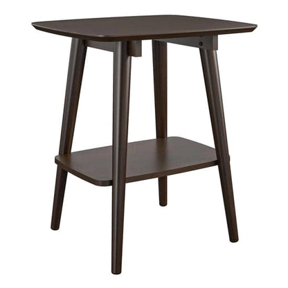 Brittany Wooden End Table In Walnut