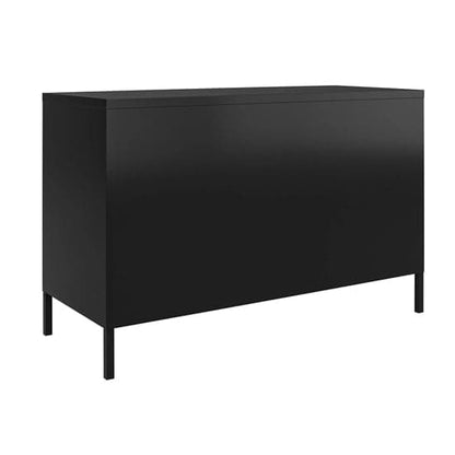 Mission District Metal Sideboard With 2 Doors In Black