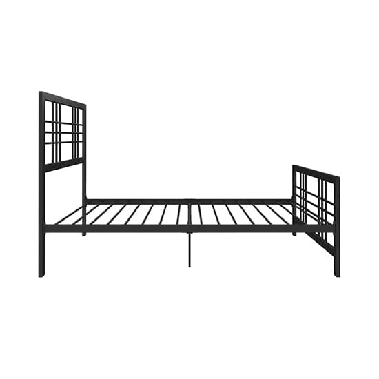 Burbank Metal Single Bed In Black