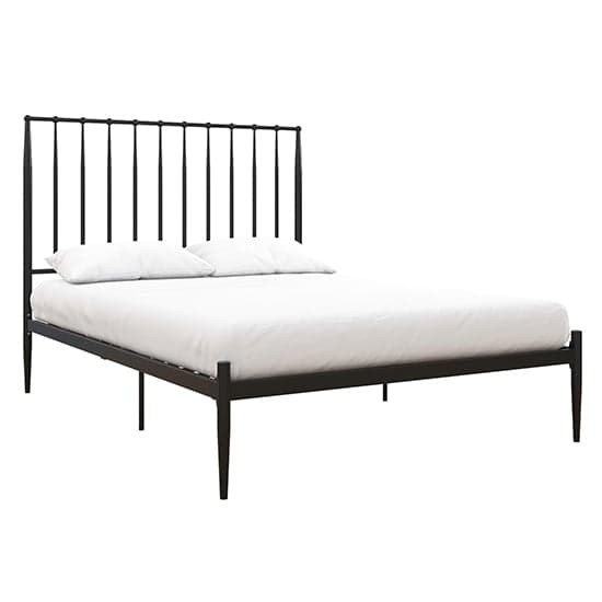 Giulia Metal King Size Bed In Black
