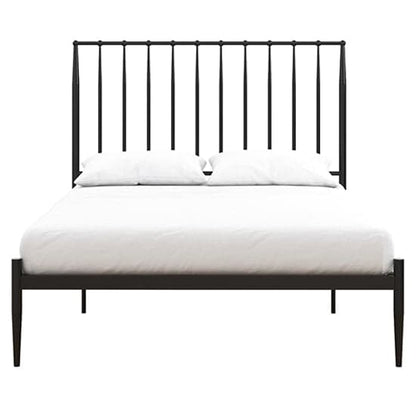Giulia Metal King Size Bed In Black