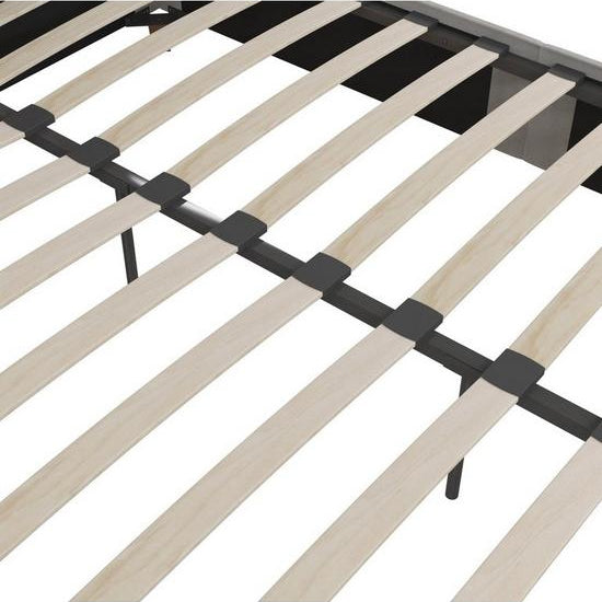 Aspen Velvet King Size Bed In Light Grey