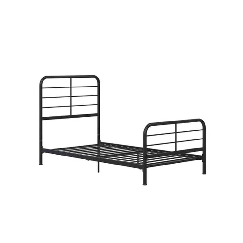 Millie Metal Single Bed In Black