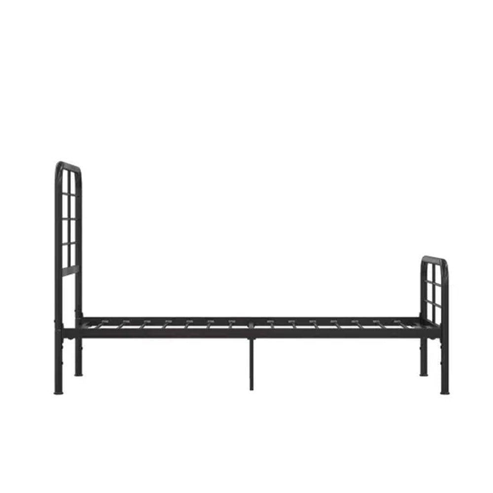 Millie Metal Single Bed In Black
