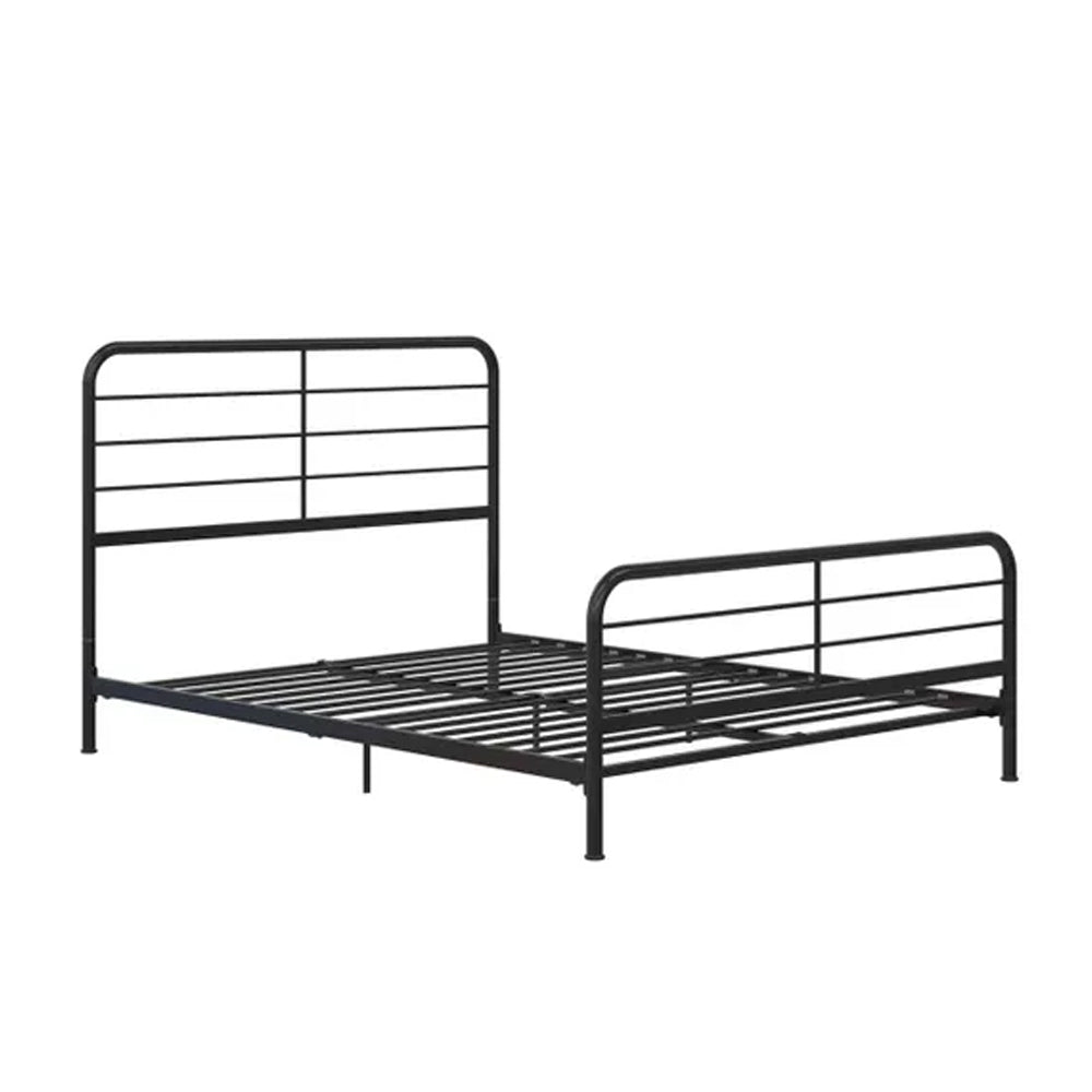 Millie Metal Double Bed In Black