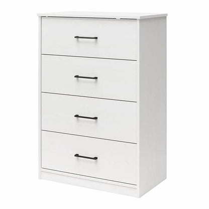 Brez Wooden Chest Of 4 Drawers In White