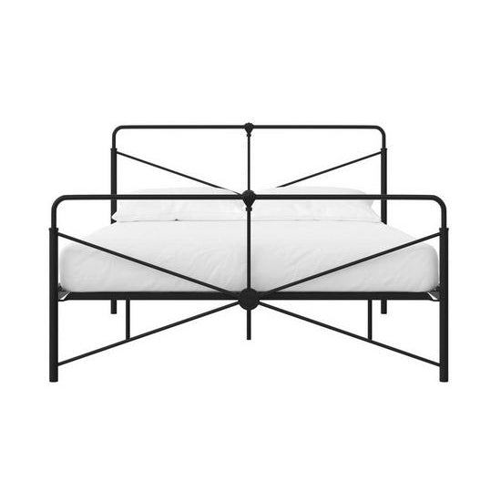 Leopold Metal King Size Bed In Black