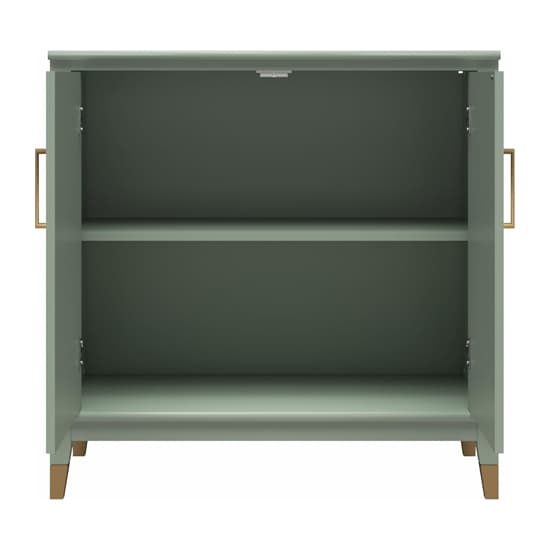 Westerleigh Wooden Storage Cabinet With 2 Doors In Pale Green