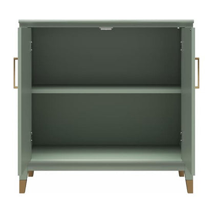 Westerleigh Wooden Storage Cabinet With 2 Doors In Pale Green