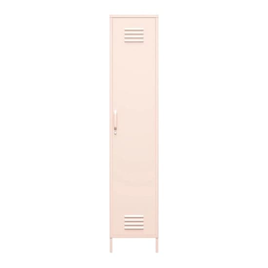 Mission District Metal Storage Cabinet With 1 Door In Pink