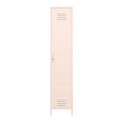 Mission District Metal Storage Cabinet With 1 Door In Pink