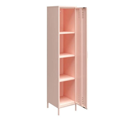 Mission District Metal Storage Cabinet With 1 Door In Pink