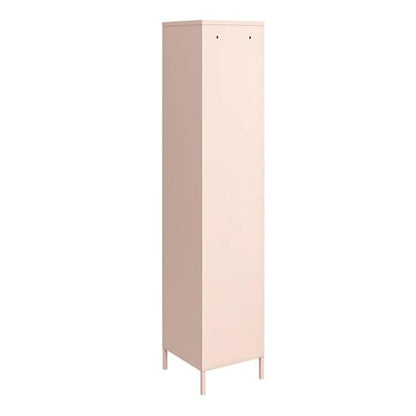 Mission District Metal Storage Cabinet With 1 Door In Pink