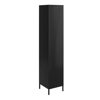 Mission District Metal Storage Cabinet With 1 Door In Black