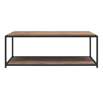Quincy Wooden Coffee Table In Weathered Oak